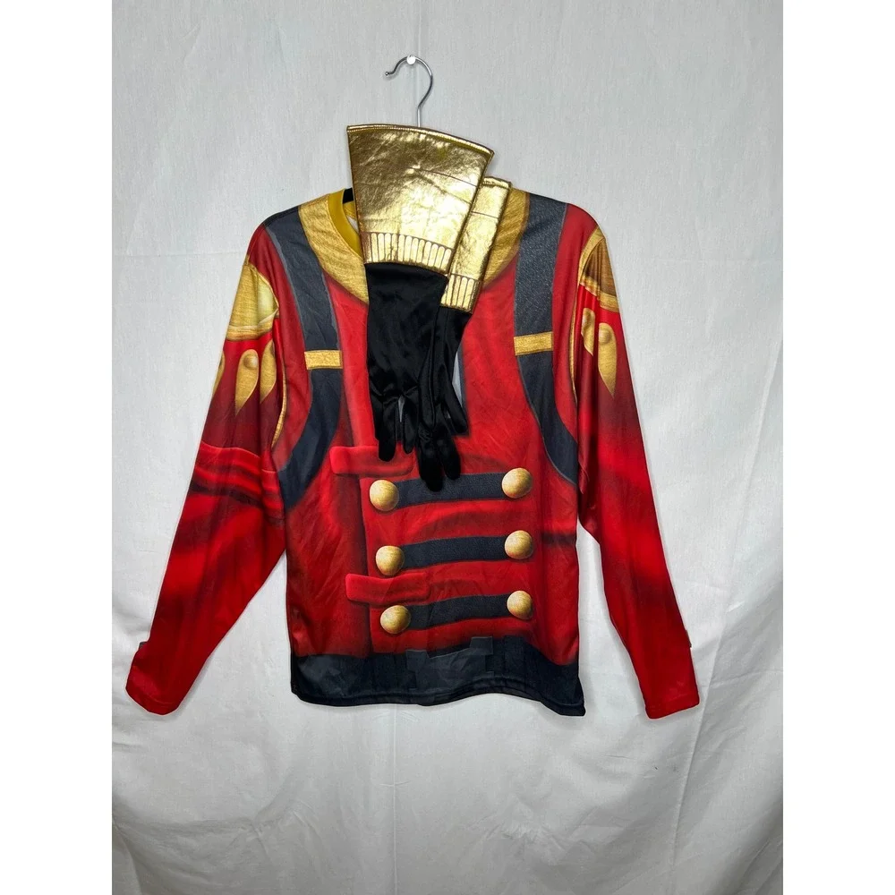 Spirit‎ Halloween Fortnite Crackshot Nutcracker Costume Set Mask Gloves Mens M - Picture 9 of 11